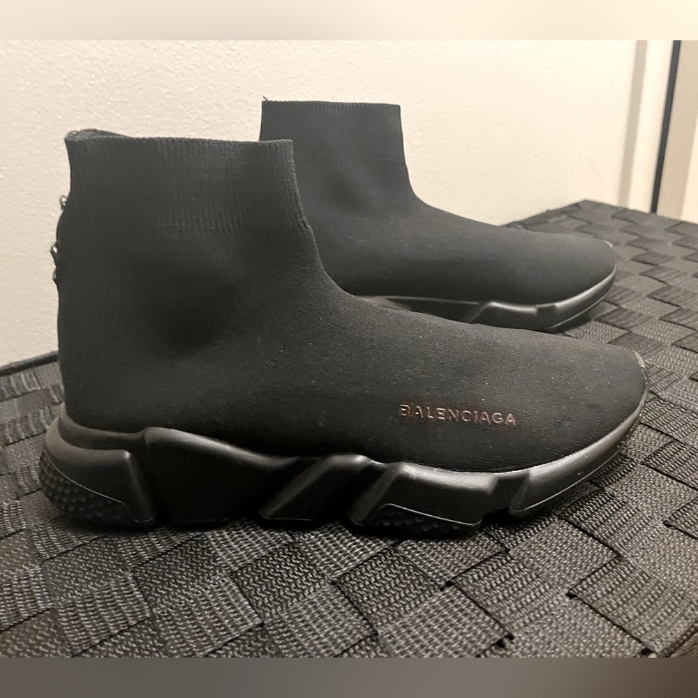 Balenciaga Sock Sneaker All black unisex size 39